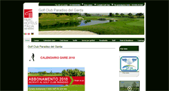 Desktop Screenshot of golfclubparadiso.it
